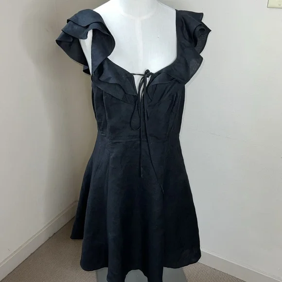 slim fit dress slacks Eliza Open Back Mini Dress • Shop American Threads Online Boutique Brown / S